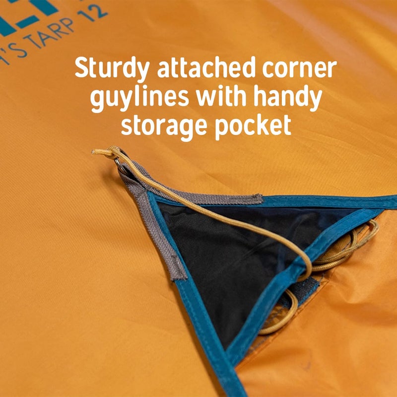 Kelty Noahâ€™s Tarp Sun Shelter and Multi-Use Awning Rainfly, Portable Canopy UV Protection, Waterproof + Durable, 3 Sizes for Customized Pitch (12ft) - Image 4